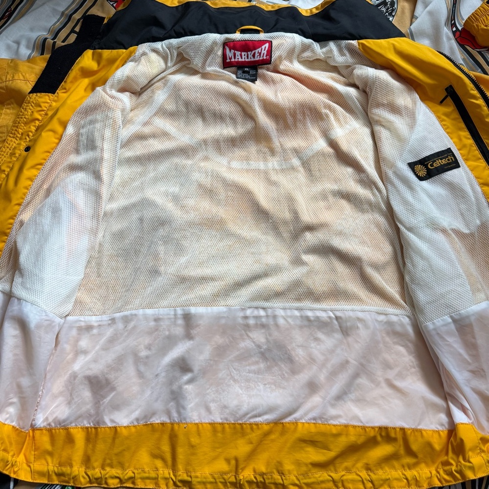 Marker yellow ski snowboard jacket XL - Picture 4 of 7